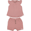 Sterntaler Conjunto camisa con pantalón rosa pálido