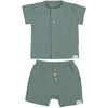 Sterntaler Set camicia con pantaloncini verde scuro