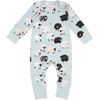 Walkiddy Strampler Fluffy Sheeps grün