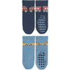 Sterntaler ABS ponožky dvojité balení hasičské a automobilové marine 