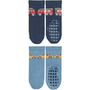 Sterntaler Chaussettes ABS pack de deux pompiers et voiture marine 