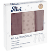 Alvi ® Gazebleier 3-pakning Curly Dots 80 x 80 cm
