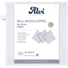 Alvi ® Gaasflanel 3-pack wit 20 x 20 cm