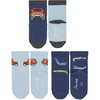 Sterntaler Lot de 3 chaussettes pour bébé Jeep/crocodile bleu 
