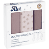 Alvi ® Pañales Molton paquete de 3 puntos rizados 80 x 80 cm