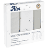 Alvi ® Molton bleier 3-pakning Faces 80 x 80 cm