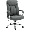 Vinsetto Bürostuhl Ergonomisches Design, Atmungsaktiver Polyester-Bezug Grau