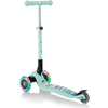 Globber Scoot er Primo Opvouwbaar met verlichte wielen, mint- tribal