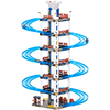 HOMCOM Kinder Parkhaus mit Spiralrampe bunt