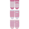Sterntaler Sneaker-sukat 3-pack raidallinen vaaleanpunainen