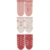 Sterntaler Sneaker sokken 3-pack hartjes ecru