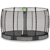 EXIT Allure Class ic ground trampoline ø 366 cm met veiligheidsnet, groen