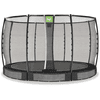 EXIT Silhouette mark trampolin ø366 cm med säkerhetsnät - grönt
