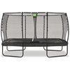 EXIT Allure Premium Trampolin 244x427cm - sort