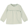s. Olive r T-shirt à manches longues aqua stripes 