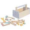 kindsgard Caja de herramientas de juguete roeffa azul