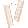 kindsgard glijbaan/ladder klim speelgoed natuur/wit