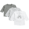 Hust & Claire shirt met lange mouwen Amar Kale green 3-pack