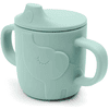 Done by Deer™ Tasse enfant poignées Peekaboo Elphee silicone bleu