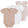 Hust & Claire kortærmet bodysuit Barba White 3-pack