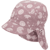Sterntaler Peaked cap med nakkebeskyttelse løvetann lilla