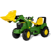 rolly®toys Tracteur enfant à pédales rollyFarmtrac Premium II John Deere 7310R, pelle rollyTrac