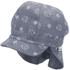 Sterntaler Odwracalna czapka z daszkiem i osłoną na szyję Słoń Niebieski 