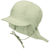 Sterntaler Gorra de pico con protección para el cuello verde