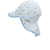 Sterntaler Gorra de pico con protección de cuello blanca