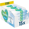 Pampers Kosteuspyyhkeet Aqua 720 pyyhettä (15 x 48 kpl)