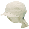 Sterntaler Peaked caps med nakkebeskyttelse beige