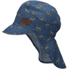 Sterntaler Peaked cap med nackskydd marine 