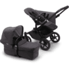 bugaboo Kombivagn Donkey 5 Mineral Mono Complete Black / Washed Black 