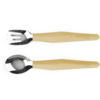 everyday Baby Posate per imparare a mangiare, acciaio inossidabile con manico in silicone, 2 pezzi morbido yellow 