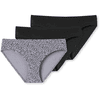 Schiesser Slip Schwarz/Anthrazit