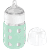 life factory Baby flaske med bred munn 235 ml med silikonsmone, mint