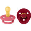 BIBS® Schnuller Colour Ruby/Coral 6-18 Monate, 2 Stk.