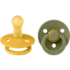 BIBS fopspeen Colour Honingbij/ Olive 6-18 maanden, 2 stuks.