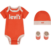 Levi's® Kids setti 3kpl Hot Coral (kuuma koralli)