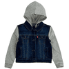 Levi's® Kids Boys Jeansjacke mit Sweatärmel und Kapuze
