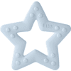 BIBS® Hammaslääkerengas Baby Bitie Star 3 kk alkaen vauvan sinisenä