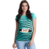 M.M.C. Umstandsshirt Winke Winke mit Motiv Mint
