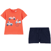 OVS Conjunto de camiseta y pantalón corto Mandarin Red