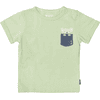 STACCATO T-Shirt dark mint gestreift
