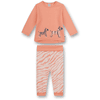 Sanetta piżama zebra różowa