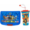 P:OS Brotdose + Trinkflasche Paw Patrol 2er Set blau