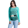 M.M.C. Umstandslangarmshirt Guck Guck mit Motiv Mint