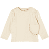 s. Olive r T-shirt manica lunga beige