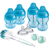 Tommee Tippee Coffret naissance biberons anti-coliques Advanced bleu