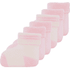 Ewers Ponožky pro prvňáčky 6-pack Newborn Pink